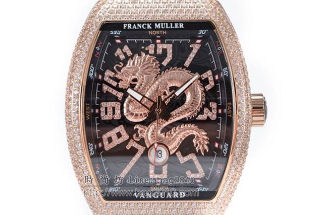 Franck Muller手錶 法蘭克穆勒V45遊艇龍騰圖系列 法蘭克穆高端機械男表 法蘭克穆最新版本男士腕表  hds1415